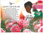 Ms. Jeannette Pryor