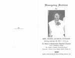 Mrs. Marie Jackson Stewart