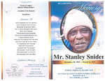 Mr. Stanley Snider