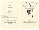 Myrtle M. Johnson