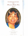 Minister Mattie "Pearl" Wise