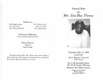 Mrs. Etta Mae Thomas