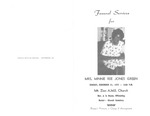Mrs. Minnie Ree Jones Green