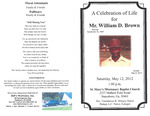 Mr. William D. Brown