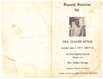 Dea. Claude Littles