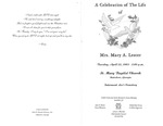 Mrs. Mary A. Lester