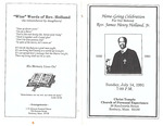 Rev. James Henry Holland, Jr.