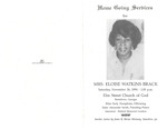 Mrs. Eloise Watkins Brack