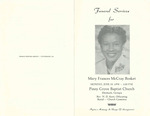 Mary Frances McCray Bosket