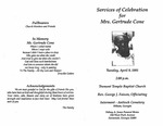 Gertrude Cone