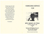 Minnie Lee Frink