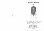 Dea. Willie "Tiny" Williams