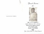 Mr. G.W. Garnett