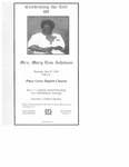 Mrs. Mary Lou Johnson