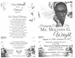 Ms. Malinda G. Wright