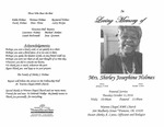 Mrs. Shirley Josephine Holmes