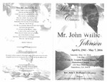 Mr. John Willie Johnson