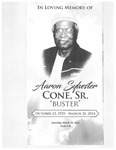 Aaron Sylvester Cone, Sr. "Buster"