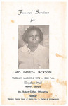 Mrs. Geneva Jackson