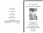 Mr. Warren Lambert