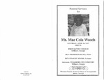 Ms Mae Cola Woods