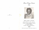 Mrs. Cora J. Littles